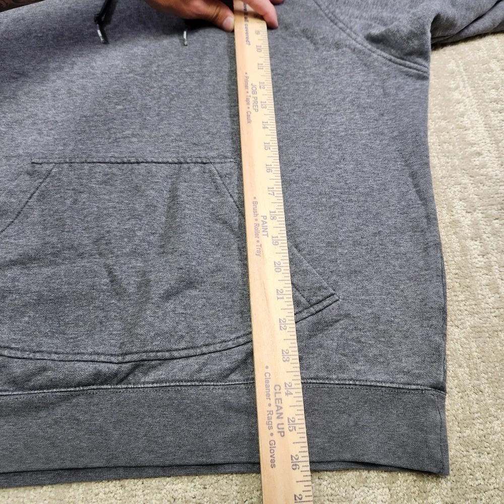 Vintage Nike Hoodie Men Medium Gray Tag Cotton Fleece Y2K Sweatshirt